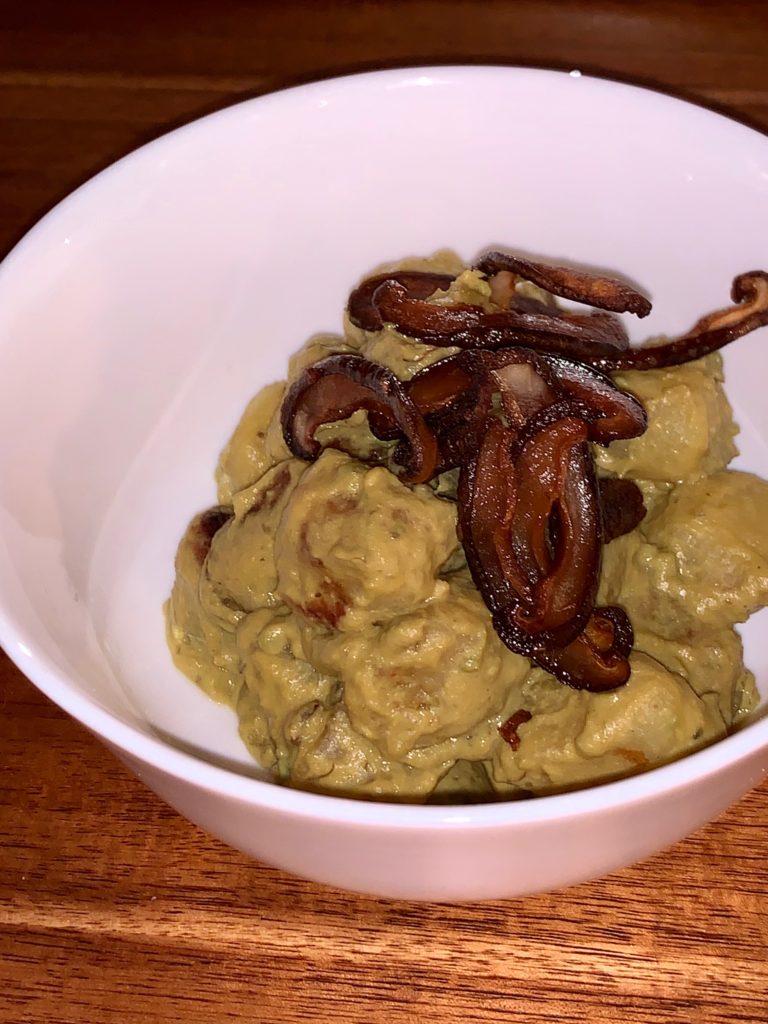 ‘Bacon’ Gnocchi n’ Cheese