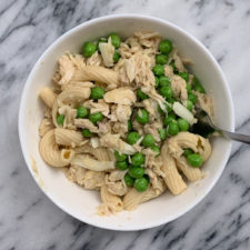 Lemon-y Tuna Pasta Salad