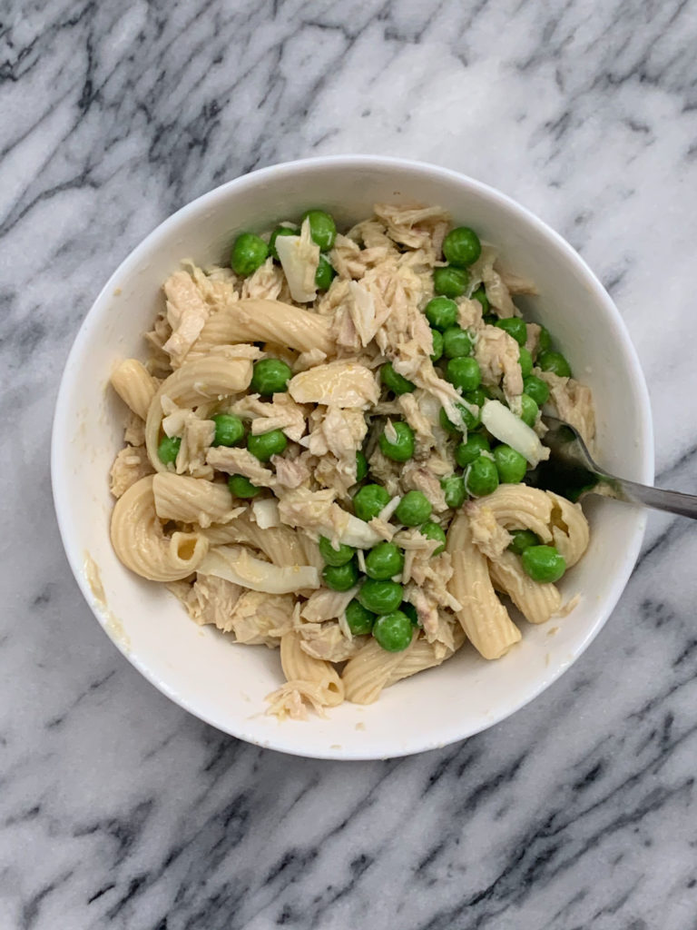 Lemon-y Tuna Pasta Salad