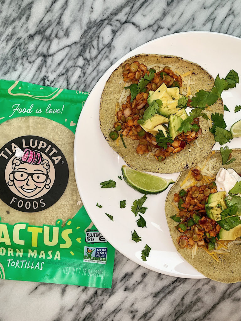 Plant Based Cactus Tacos